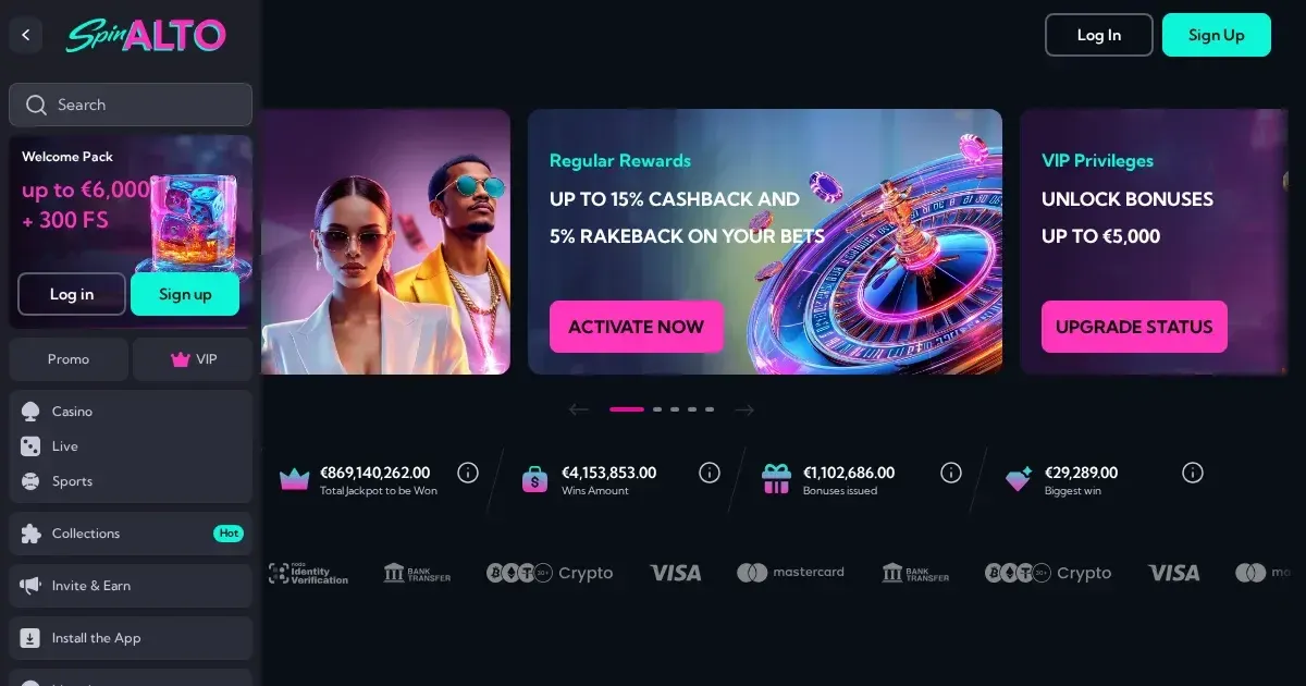 Welcome bonus